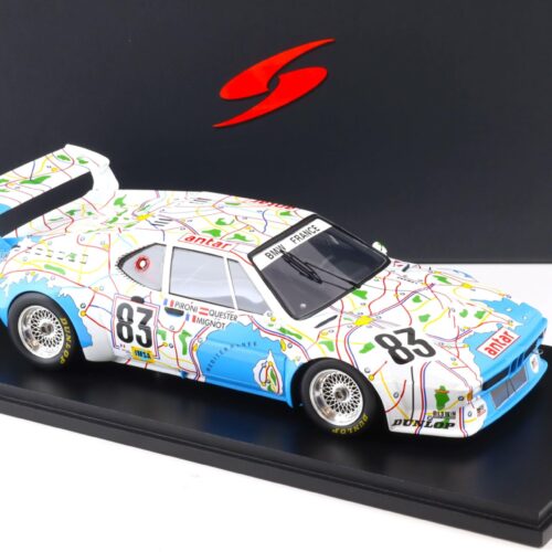 1:18 Spark BMW M1 Le Mans 24h 1980 #83 BMW France Quester/Pironi/Mignot