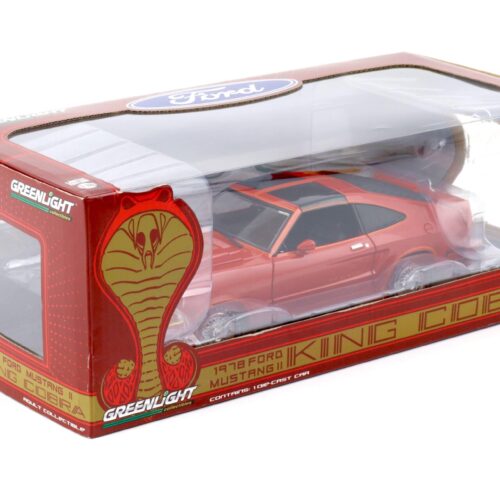 1:18 Greenlight 1978 Ford Mustang II KING COBRA red 12879