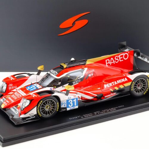 1:18 Spark Oreca 07 Gibson WRT 24h Le Mans 2022 #31 Gelael/Frijns/Rast