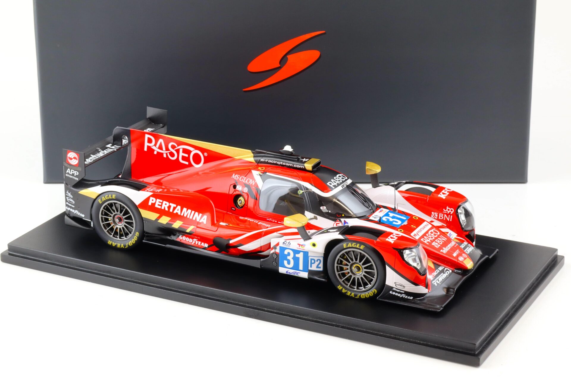 1:18 Spark Oreca 07 Gibson WRT 24h Le Mans 2022 #31 Gelael/Frijns/Rast