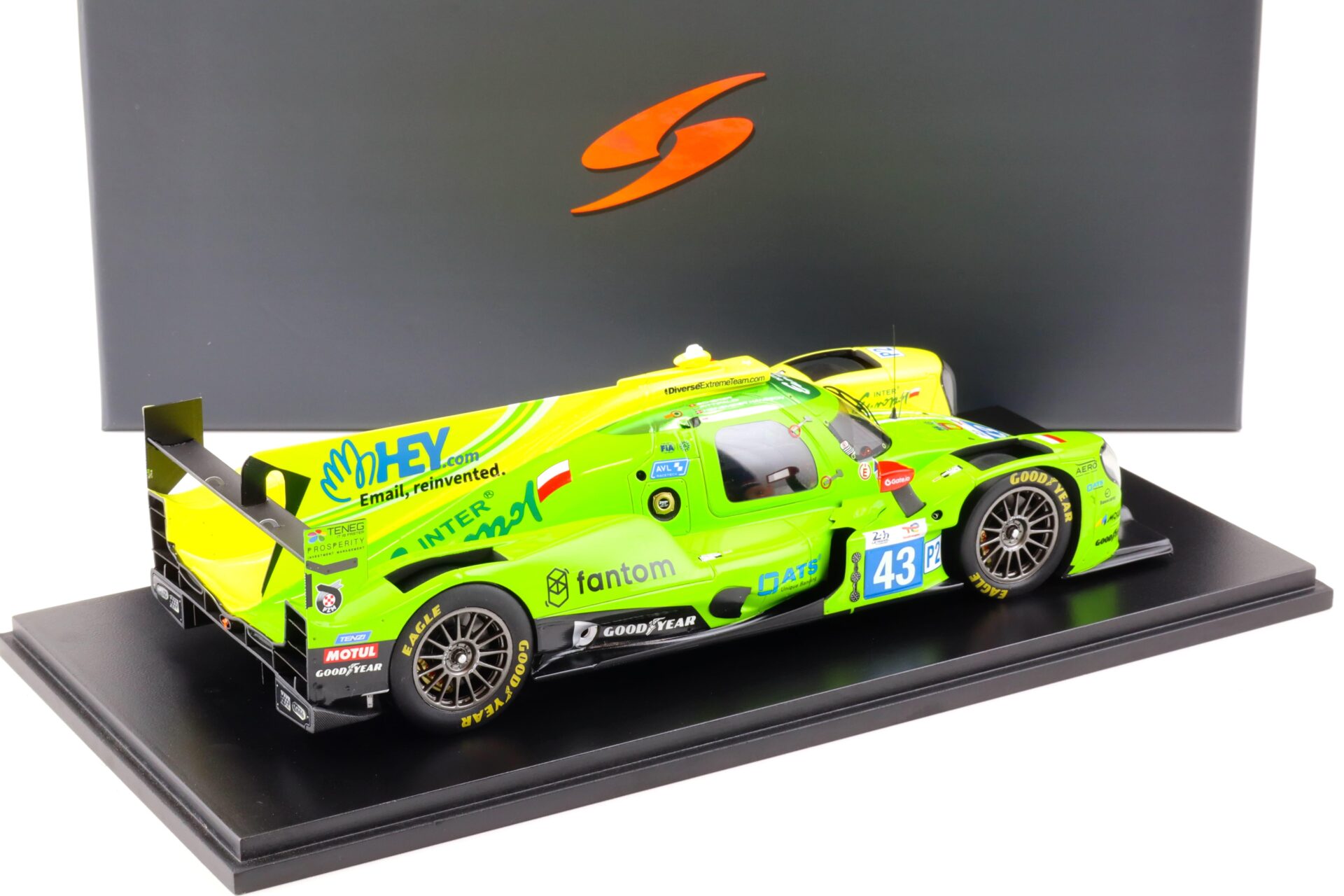 1:18 Spark Oreca 07 Gibson Inter Europol Competition 24h Le Mans 2022 #43 Scherer/Fittipaldi