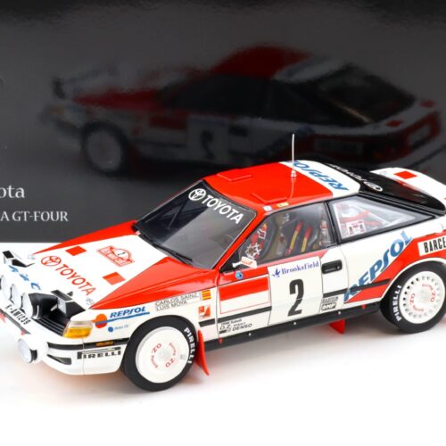 1:18 Kyosho Toyota Celica GT-FOUR 1991 Rally Monte Carlo #2 Sainz/Moya
