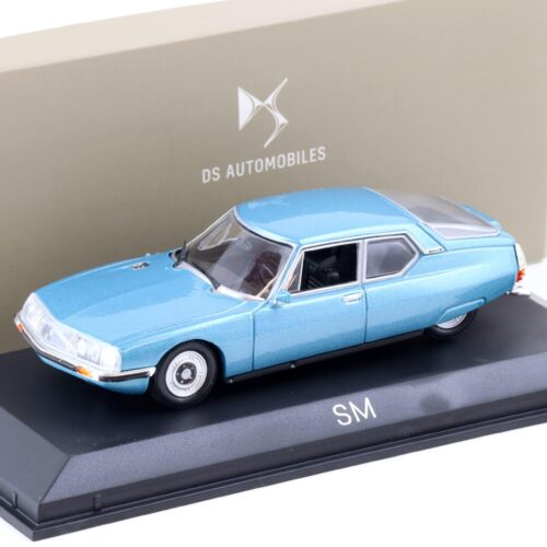 1:43 Norev Citroen SM 1971 Platin blue metallic DEALER VERSION
