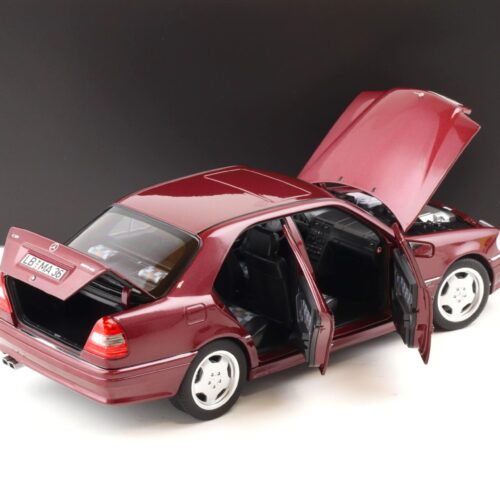 1:18 Norev Mercedes C36 AMG W202 Limousine almandine red DEALER VERSION