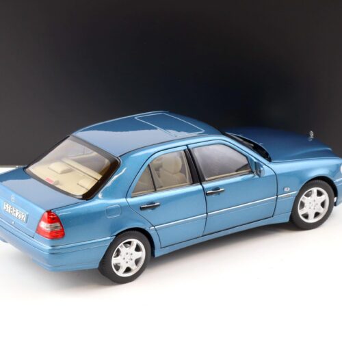 1:18 Norev Mercedes C200 Limousine C-Class W202 aquamarine blue DEALER VERSION