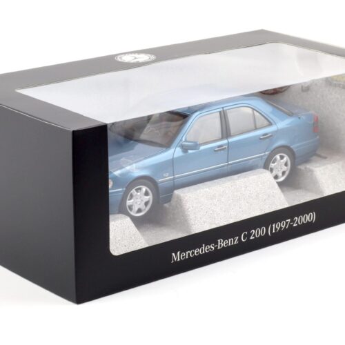 1:18 Norev Mercedes C200 Limousine C-Class W202 aquamarine blue DEALER VERSION
