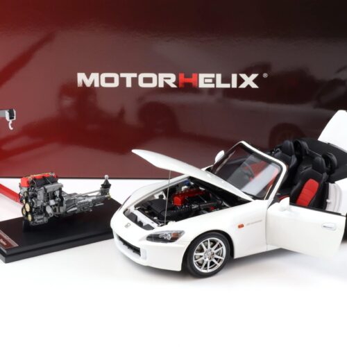 1:18 Motorhelix Honda S2000 (AP2) Grand Prix white + engine Diecast M85102