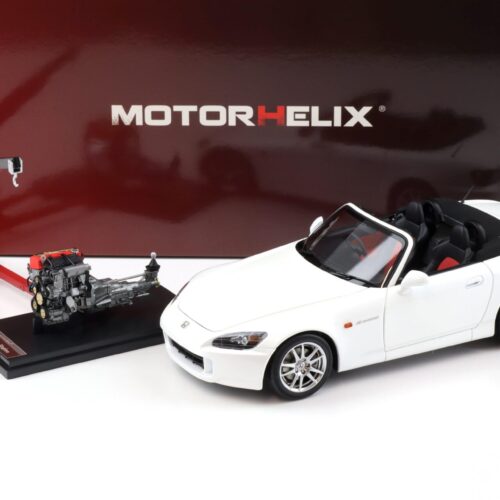 1:18 Motorhelix Honda S2000 (AP2) Grand Prix white + engine Diecast M85102