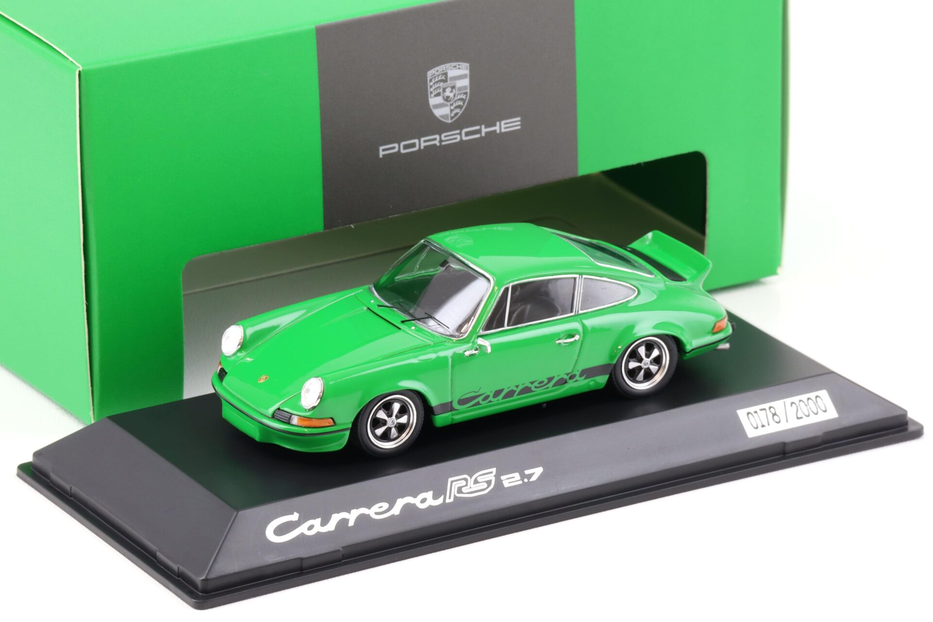 1:43 Spark Porsche 911 Carrera RS 2.7 green/ black Limited WAP DEALER