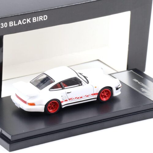 1:64 Master Porsche 911 930 Turbo Black Bird Midnight white Diecast