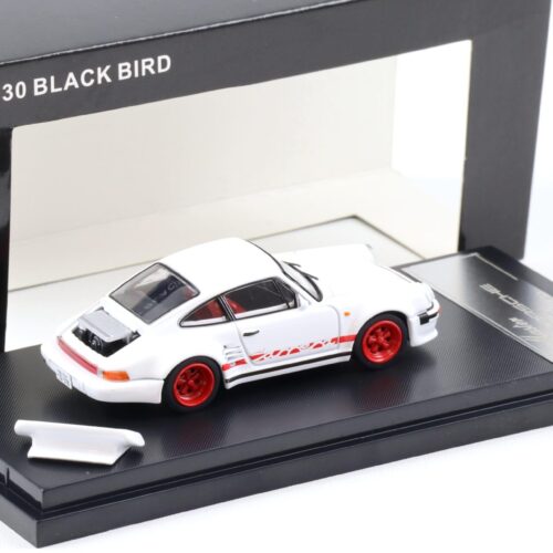 1:64 Master Porsche 911 930 Turbo Black Bird Midnight white Diecast