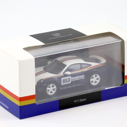 1:43 Spark Porsche 911 (992) Dakar Roughroads #953 blue/ white WAP DEALER