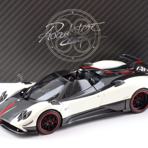 1:18 Almost Real Pagani Zonda Cinque Roadster 2009 Bianco Benny white