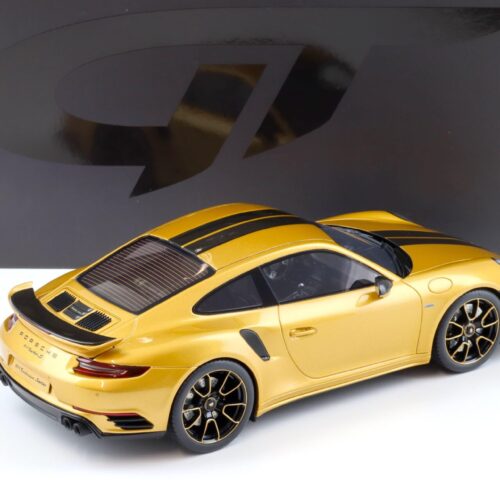 1:18 GT Spirit GT444 Porsche 911 991.2 Turbo S Exclusive Coupe gold metallic 2018