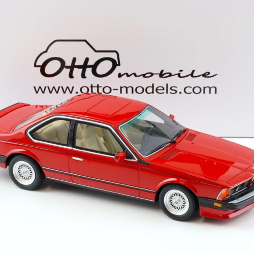 1:18 OTTO mobile OT1018 BMW M6 E24 M635 CSI Coupe red 1986