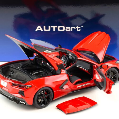 1:18 AUTOart Chevrolet Corvette C8 Stingray Z51 torch red 2020 - Image 4