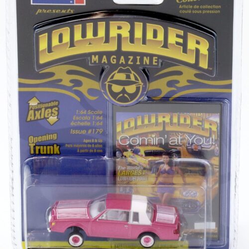 1:64 Revell Lowrider 1982 Buick Regal pink/ white #179 Comin at you!