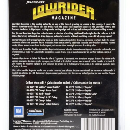 1:64 Revell Lowrider 1959 Chevrolet Impala blue/ white #208 Bad to the Bone