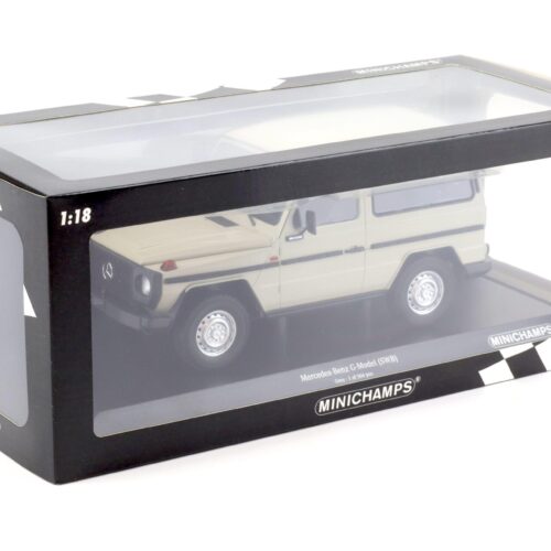 1:18 Minichamps Mercedes G-Klasse 230G G-Model SWB W460 grey 1980