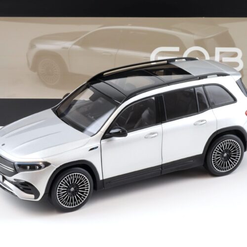 1:18 NZG Mercedes EQB AMG Line 2021 iridium silver metallic DEALER VERSION