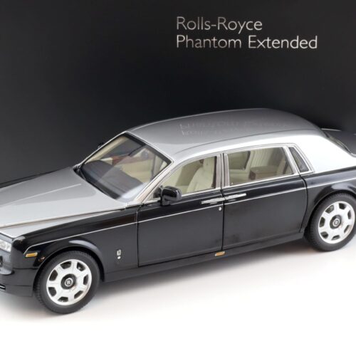 1:18 Kyosho Rolls Royce Phantom EWB Extended Wheelbase 2012 black/ silver