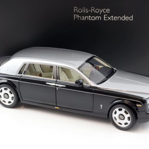 1:18 Kyosho Rolls Royce Phantom EWB Extended Wheelbase 2012 black/ silver