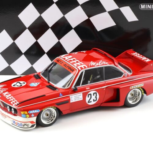 1:18 Minichamps BMW 3.0 CSL Faltz-Alpina #23 Zandvoort Trophy 1975 De Fierlant/Grohs