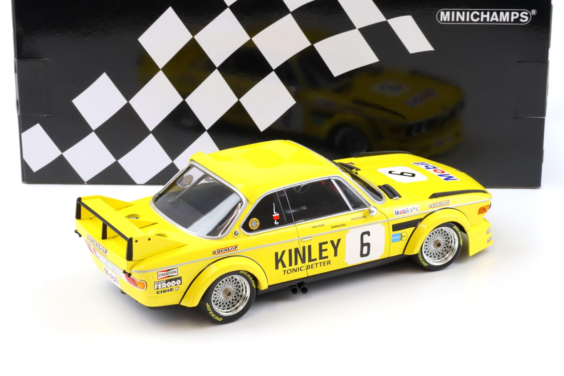 1:18 Minichamps BMW 3.0 CSL Luigi Racing #6 Winners Brands Hatch 500km 1979