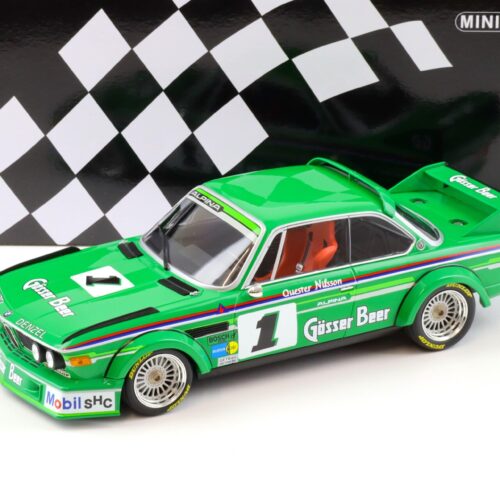 1:18 Minichamps BMW 3.0 CSL Alpina #1 Gösser Winners GP Nürburgring 1977 Nilsson/ Quester