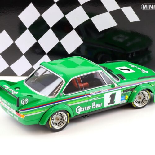 1:18 Minichamps BMW 3.0 CSL Alpina #1 Gösser Winners GP Nürburgring 1977 Nilsson/ Quester