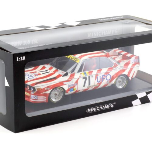 1:18 Minichamps BMW 3.0 CSL Luigi Racing #71 24h Le Mans 1977 Xhenceval/ Dieudonne