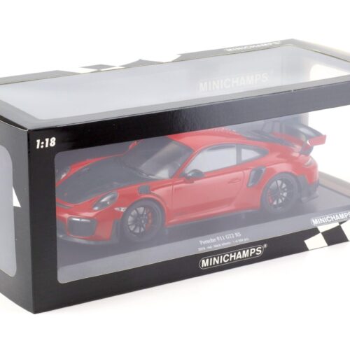 1:18 Minichamps Porsche 911 (991.2) GT2 RS red with black wheels 2018