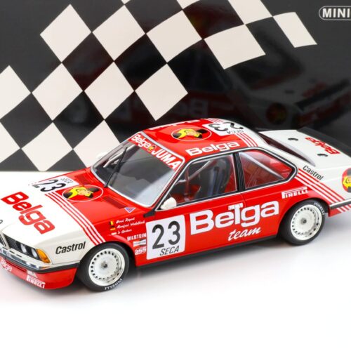 1:18 Minichamps BMW 635 CSI Belga Juma Racing 24h SPA 1985 Winkelhock/ Regout