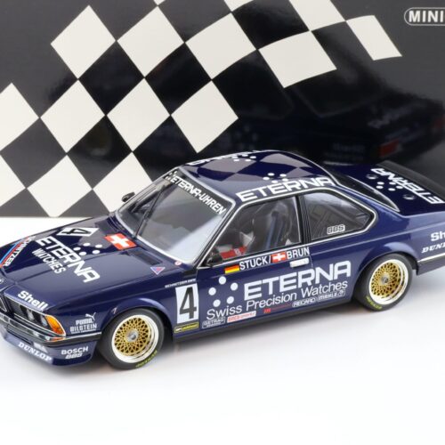 1:18 Minichamps BMW 635 CSI Schnitzer Eterna 3rd Place GP BRNO 1984 Stuck/Brun