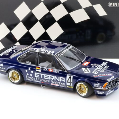 1:18 Minichamps BMW 635 CSI Schnitzer Eterna 3rd Place GP BRNO 1984 Stuck/Brun