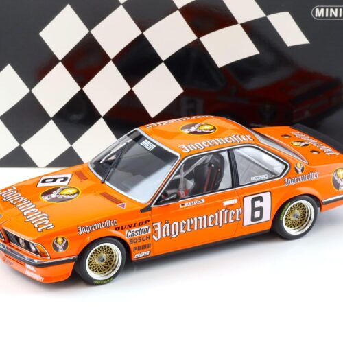 1:18 Minichamps BMW 635 CSI Jägermeister Brun Bergischer Löwe Zolder DPM 1984 Stuck