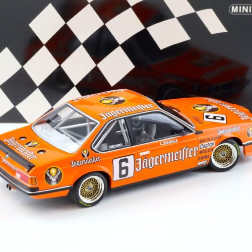 1:18 Minichamps BMW 635 CSI Jägermeister Brun Bergischer Löwe Zolder DPM 1984 Stuck
