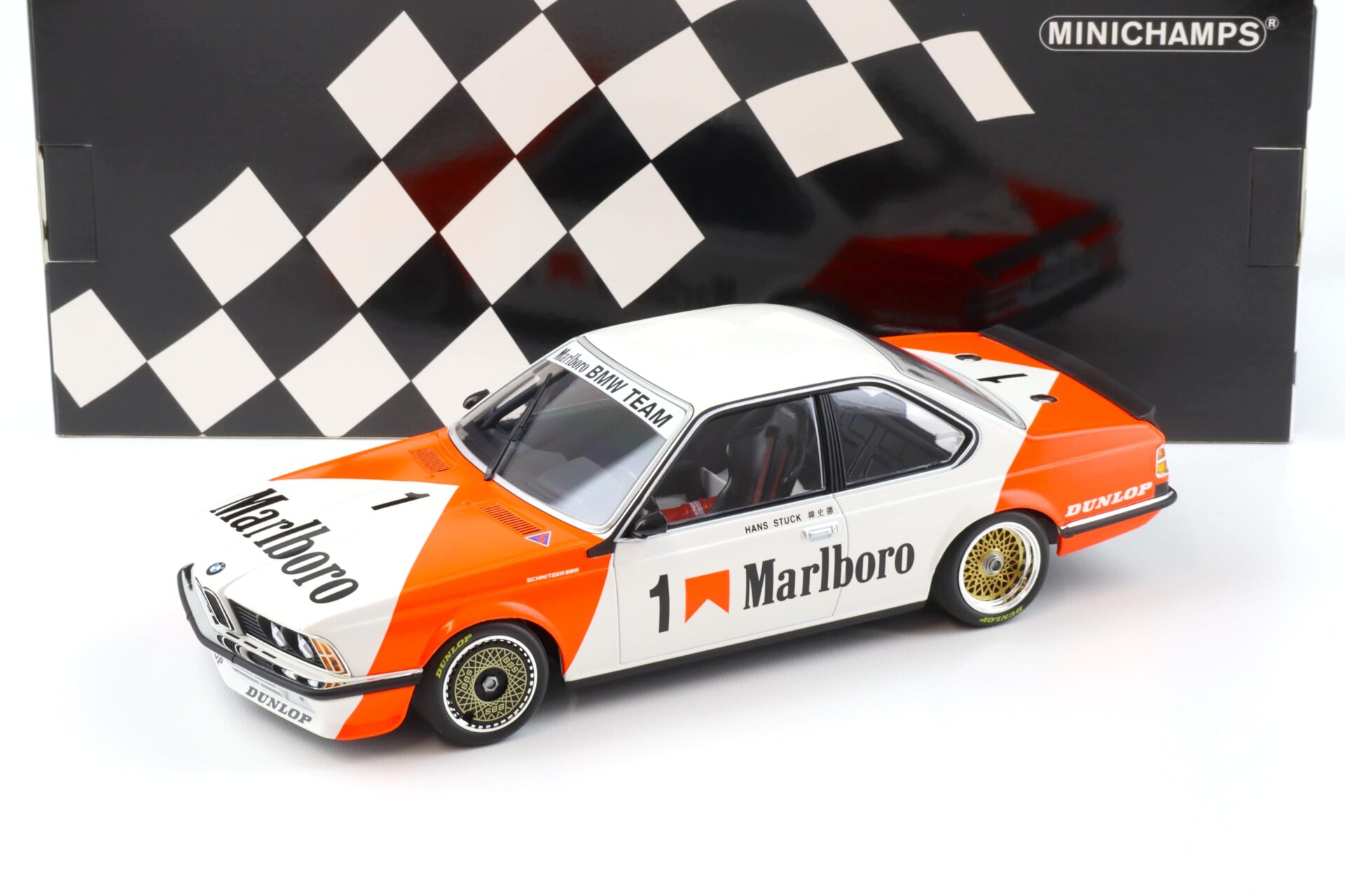1:18 Minichamps BMW 635 CSI Winner Guia Race Macau 1983 H.J.Stuck #1