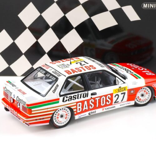 1:18 Minichamps BMW M3 E30 Bigazzi Team Bastos 4th Place 24h Spa 1990 Soper/Hahne