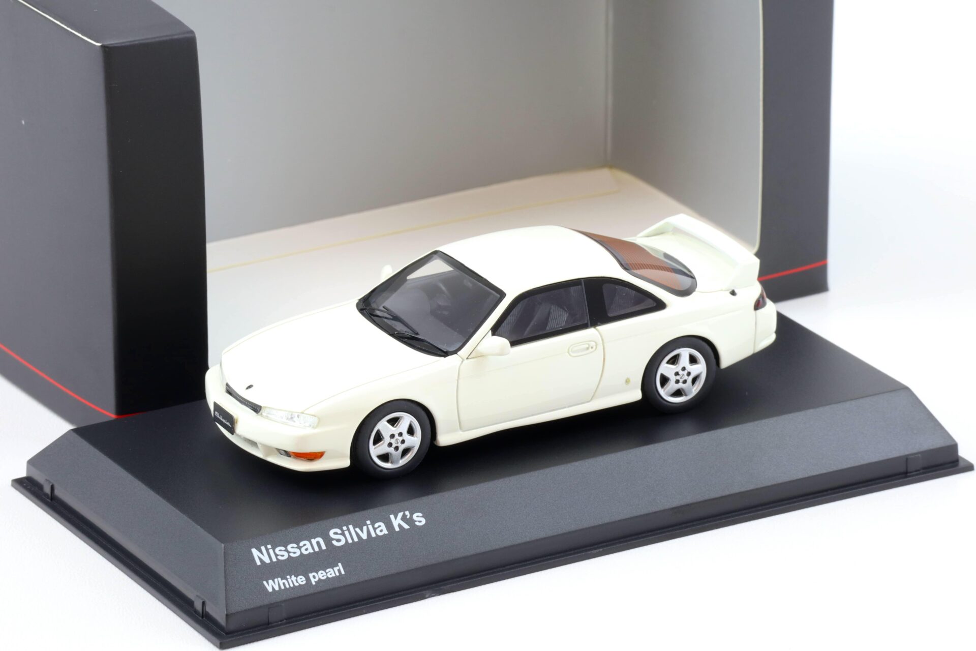 1:43 Kyosho Nissan Silvia KÂ´s Coupe 1994 white pearl KSR43112W