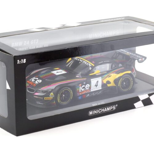 1:18 Minichamps BMW Z4 GT3 Team Marc VDS Blancspain Endurance Baku Challenge 2013