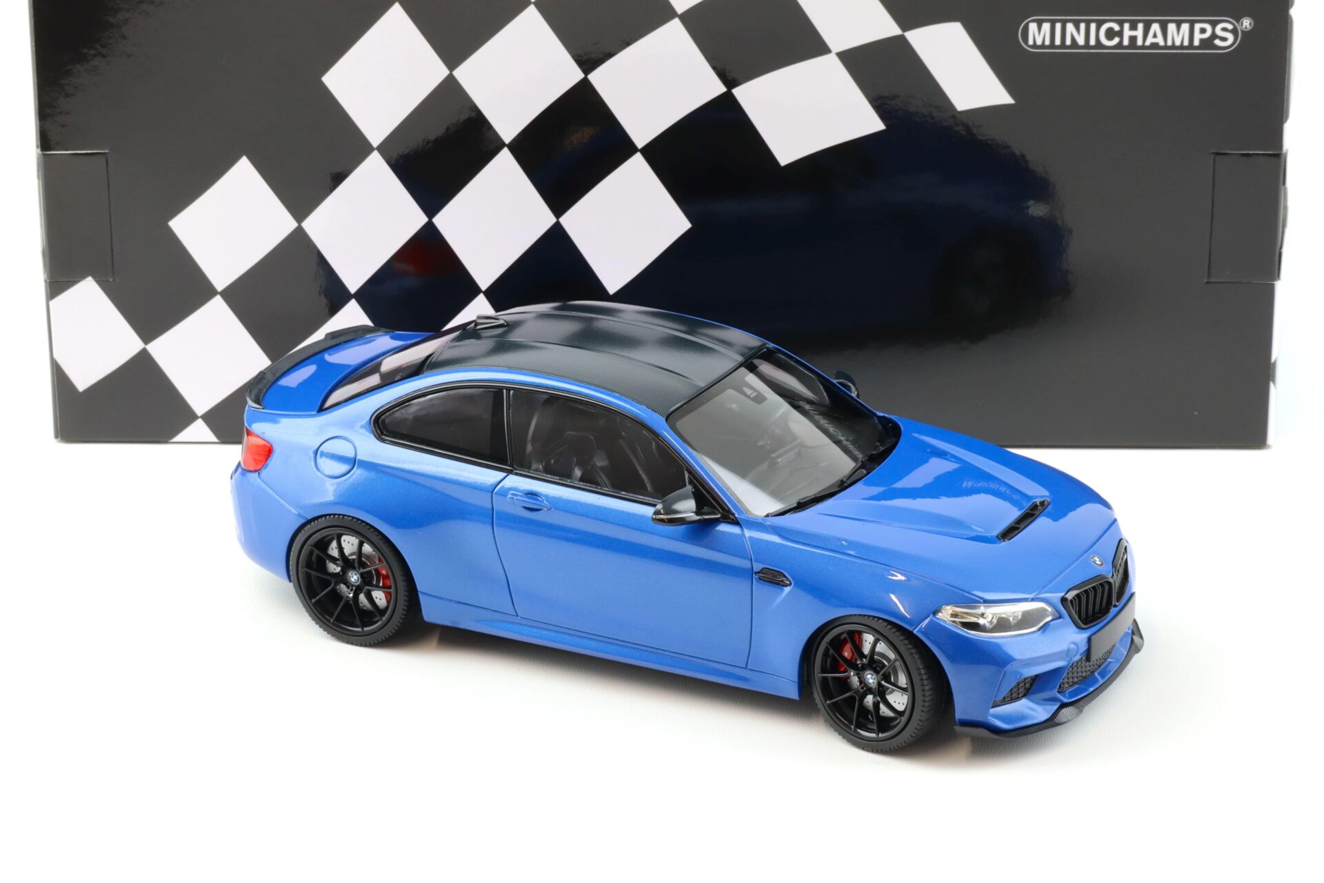 1:18 Minichamps BMW M2 CS (F87) Coupe 2020 blue metallic with black wheels