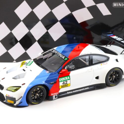 1:18 Minichamps BMW M6 GT3 Team Schnitzer Oschersleben ADAC GT Masters 2017 #42