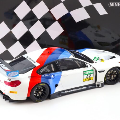 1:18 Minichamps BMW M6 GT3 Team Schnitzer Oschersleben ADAC GT Masters 2017 #42