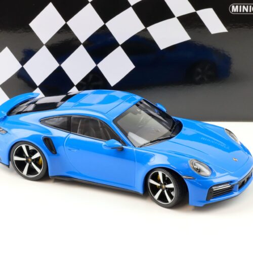 1:18 Minichamps Porsche 911 992 Turbo S Coupe 2020 blue