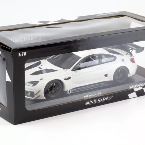 1:18 Minichamps BMW M6 GT3 Plain Body Version white 2016
