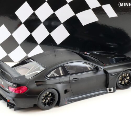 1:18 Minichamps BMW M6 GT3 Plain Body Version matt black 2016