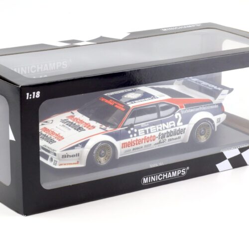 1:18 Minichamps BMW M1 Schnitzer-Eterna Zolder 1982 Winner H.-J.Stuck