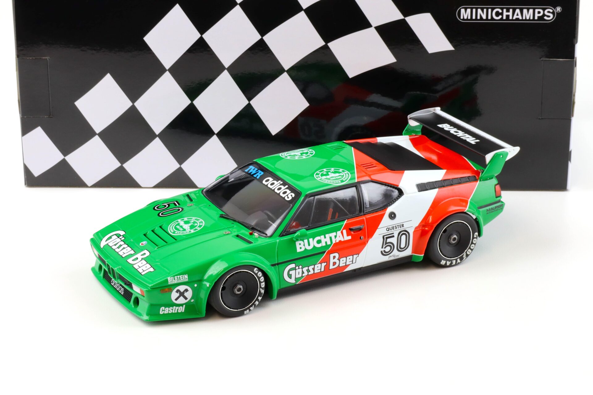 1:18 Minichamps BMW M1 Procar Tom Walkinshaw Racing Quester Procar Series 1979