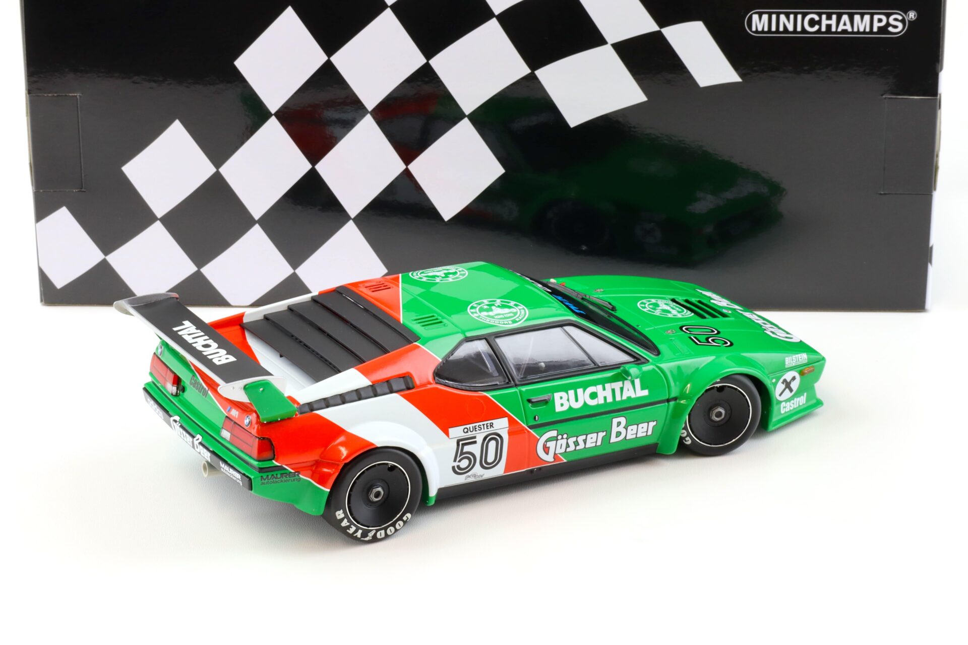1:18 Minichamps BMW M1 Procar Tom Walkinshaw Racing Quester Procar Series 1979